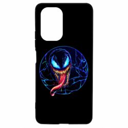 Чохол для Xiaomi Poco F3/K40 Venom black and blue style - PrintSalon