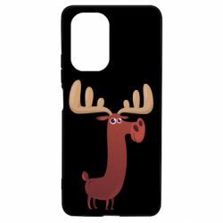 Чехол для Xiaomi Poco F3/K40 Забавный олень - PrintSalon