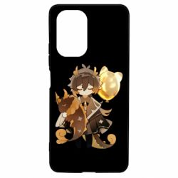 Чехол для Xiaomi Poco F3/K40 Zhongli with baloon - PrintSalon