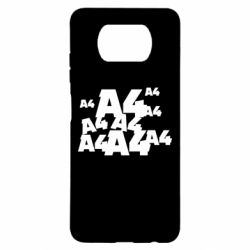 Чехол для Xiaomi Poco X3 A4 Pattern - PrintSalon