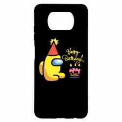 Чохол для Xiaomi Poco X3 Among Us Happy Birthday - PrintSalon