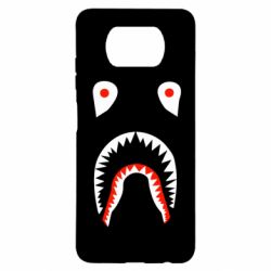 Чехол для Xiaomi Poco X3 Bape shark logo - PrintSalon