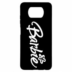 Чехол для Xiaomi Poco X3 Barbie Logo - PrintSalon