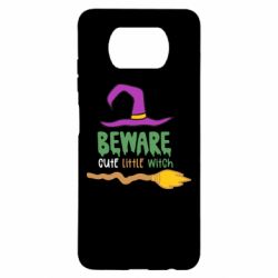 Чехол для Xiaomi Poco X3 Beware cute little witch - PrintSalon