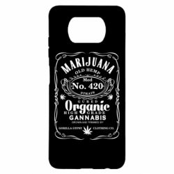 Чохол для Xiaomi Poco X3 Cannabis label - PrintSalon