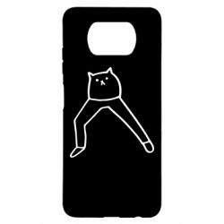 Чехол для Xiaomi Poco X3 Cat in pants - PrintSalon