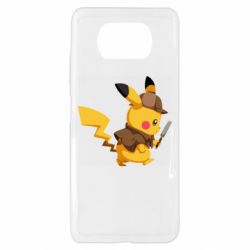 Чехол для Xiaomi Poco X3 Cute Detective Pikachu - PrintSalon