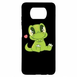 Чехол для Xiaomi Poco X3 Cute dinosaur - PrintSalon