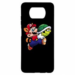 Чехол для Xiaomi Poco X3 Cute Mario with turtle - PrintSalon