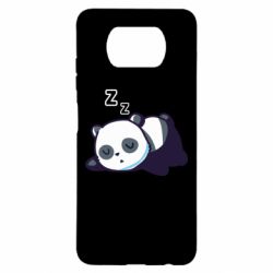 Чехол для Xiaomi Poco X3 Cute panda sleeping - PrintSalon