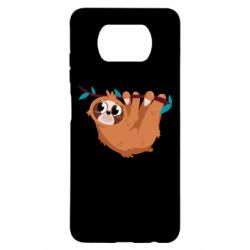 Чехол для Xiaomi Poco X3 Cute sloth - PrintSalon
