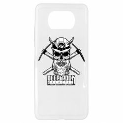 Чехол для Xiaomi Poco X3 Deep Rock Galactic skull - PrintSalon