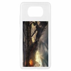 Чохол для Xiaomi Poco X3 Дракон арт - PrintSalon