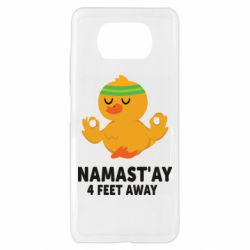 Чехол для Xiaomi Poco X3 Duck Namast'ay Away - PrintSalon