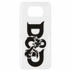Чехол для Xiaomi Poco X3 Dungeons s Dragons logo - PrintSalon