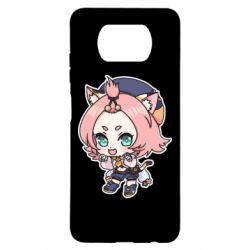 Чехол для Xiaomi Poco X3 Genshin Impact chibi Diona - PrintSalon