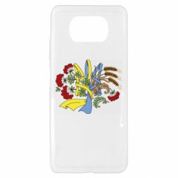 Чохол для Xiaomi Poco X3 Герб колоски і калина - PrintSalon