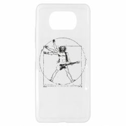 Чехол для Xiaomi Poco X3 Guitarist Da Vinci - PrintSalon