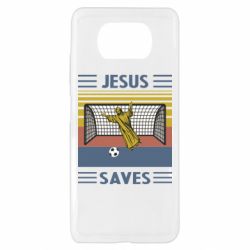 Чехол для Xiaomi Poco X3 Jesus will save - PrintSalon