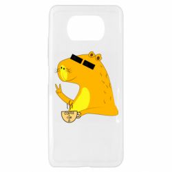 Чехол для Xiaomi Poco X3 Капибара Программист - PrintSalon