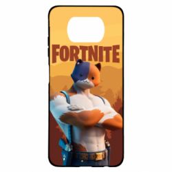 Чехол для Xiaomi Poco X3 Meowscles and logo - PrintSalon