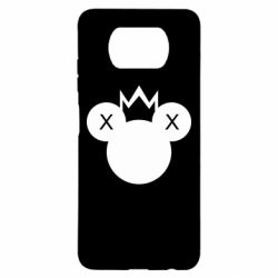 Чехол для Xiaomi Poco X3 Mickey with a crown