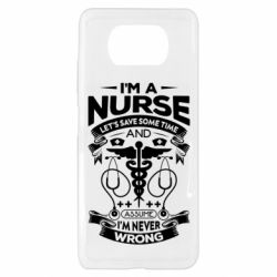 Чехол для Xiaomi Poco X3 Nurse I'm Never Wrong - PrintSalon