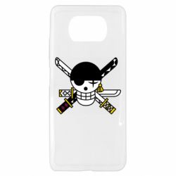 Чехол для Xiaomi Poco X3 One Piece Zoro logo - PrintSalon