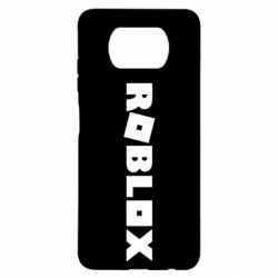 Чехол для Xiaomi Poco X3 Roblox inscription - PrintSalon
