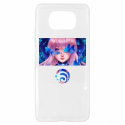 Чехол для Xiaomi Poco X3 Sangonomiya Kokomi art
