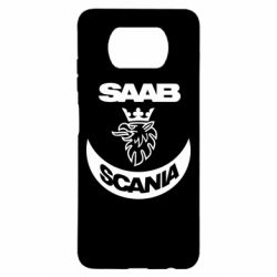 Чехол для Xiaomi Poco X3 Scania SAAB logo - PrintSalon