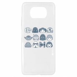 Чехол для Xiaomi Poco X3 Star wars icons - PrintSalon