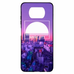 Чохол для Xiaomi Poco X3 Sunset city - PrintSalon