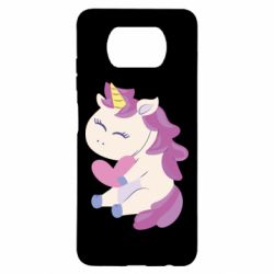 Чехол для Xiaomi Poco X3 Unicorn with love - PrintSalon