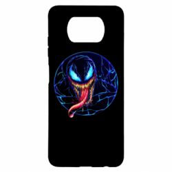 Чохол для Xiaomi Poco X3 Venom black and blue style - PrintSalon