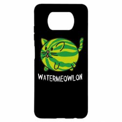 Чехол для Xiaomi Poco X3 Watermeowloon - PrintSalon