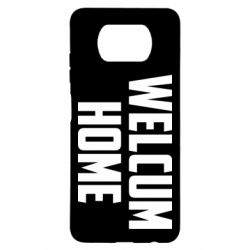 Чехол для Xiaomi Poco X3 Welcum Home - PrintSalon