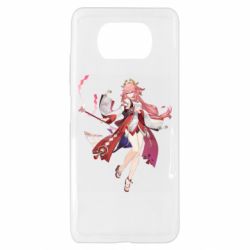 Чохол для Xiaomi Poco X3 Яэ Мико арт - PrintSalon