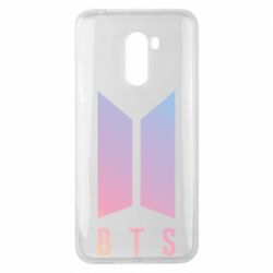 Чехол для Xiaomi Pocophone F1 BTS gradient logo - PrintSalon