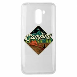 Чехол для Xiaomi Pocophone F1 Camping and forest - PrintSalon