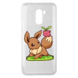 Чохол для Xiaomi Pocophone F1 Eevee with Hoppip - PrintSalon