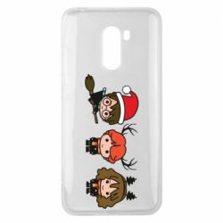 Чохол для Xiaomi Pocophone F1 Гаррі Поттер та друзі новорічні - PrintSalon