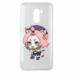 Чехол для Xiaomi Pocophone F1 Genshin Impact chibi Diona - PrintSalon