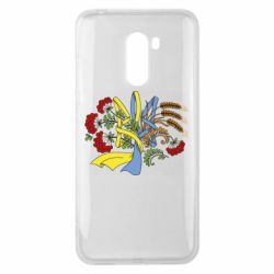 Чохол для Xiaomi Pocophone F1 Герб колоски і калина - PrintSalon