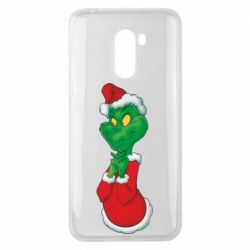 Чехол для Xiaomi Pocophone F1 Гринч потирает руки - PrintSalon