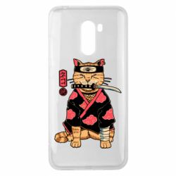 Чехол для Xiaomi Pocophone F1 Japanese Akatsuki cat - PrintSalon