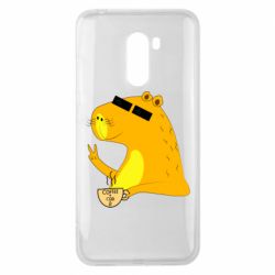 Чехол для Xiaomi Pocophone F1 Капибара Программист - PrintSalon