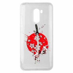 Чохол для Xiaomi Pocophone F1 katana in sakura - PrintSalon