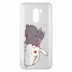 Чехол для Xiaomi Pocophone F1 Кролики Вэй и Лань - PrintSalon