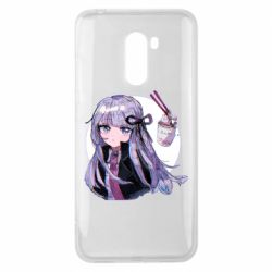 Чехол для Xiaomi Pocophone F1 Kyoko Kirigiri glitch art - PrintSalon